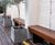 Bespoke curved timber seating for courtyard garden 3