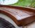 Bespoke curved timber seating for courtyard garden 4