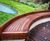 Bespoke curved timber seating for courtyard garden 5