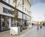 Bespoke steel tree planters for public realm improvement