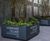 Bespoke, movable, branded steel planters - Kidbrooke Village SE3 7