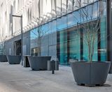 Large conical steel planters for Imperial College campus - on this page