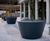 Large conical steel planters for Imperial College campus 1