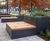 Bespoke stainless steel seating planters, Chiswick Park  1