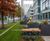 Bespoke stainless steel seating planters, Chiswick Park  4