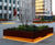 Planters with bench seats - Notting Dale Village Campus 4
