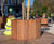 Bespoke planters with seating - Watford Junction Station 8