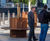 Bespoke planters with seating - Watford Junction Station 9