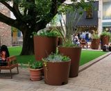 Conical planters for redeveloped shopping area – Bristol - on this page