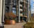 Bespoke large-scale corten steel planters - King's Cross 1