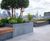 Bespoke planters and seating for terraces - The Bindery 4