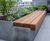 Bespoke planters and seating for terraces - The Bindery 6