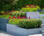 Bespoke metal planters for extensive multi-level garden 9