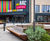 Corten steel and timber planter/benches - Daventry 3