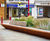 Corten steel and timber planter/benches - Daventry 4