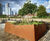 Bespoke corten steel street planters - Sugar Island 2