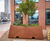 Bespoke corten steel street planters - Sugar Island 4