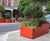 Bespoke steel planters for public realm 0