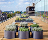 Bespoke planters for roof gardens - on this page