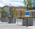 Movable zintec steel tree planters - University of Bath 3