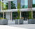 Movable zintec steel tree planters - University of Bath 4