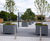 Movable zintec steel tree planters - University of Bath 5