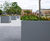 Movable zintec steel tree planters - University of Bath 6