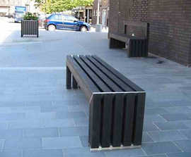 Avenue - recycled plastic bench