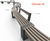 Canvas ML - recycled plastic bench with / without back 11