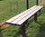 Sofia Bench - recycled plastic outdoor seating for parks and gardens 1