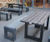 London - recycled plastic park bench and table 7