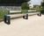 Canvas 360 - recycled plastic 3.6m straight bench 6