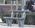 Level X - contemporary recycled plastic bench, 1.8m 3