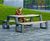 Matrix 08 - recycled plastic picnic table and bench set 2