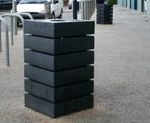 Agora Litter Bin - recycled plastic litter bin for public spaces
