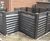 Recycled plastic bin bays for council housing estate 10