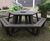 Roma - recycled plastic hexagonal picnic table (seats 12) 10