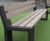 Matrix 05 - recycled plastic bench with backrest 3