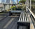 Canvas 360 - recycled plastic 3.6m straight bench 3