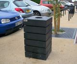 Agora Litter Bin - recycled plastic litter bin for public spaces - on this page