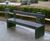 Avenue - recycled plastic bench 6