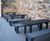 Canvas 360 - recycled plastic 3.6m straight bench 5
