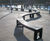 Canvas 30 Degree - 1.9m curved recycled plastic bench 1