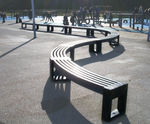 Canvas 30 Degree - 1.9m curved recycled plastic bench