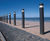 Dome Top Bollard - recycled plastic reflective traffic post 4