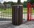Mercury - recycled plastic litter bin (70 litre) 1