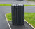 Mercury - recycled plastic litter bin (70 litre) 2