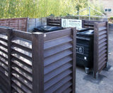 Recycled plastic bin stores for New Vision Homes - on this page