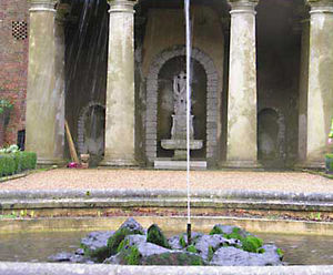 Water feature restoration, Wotton House, Heathrow