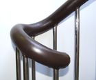 Bespoke leather handrails